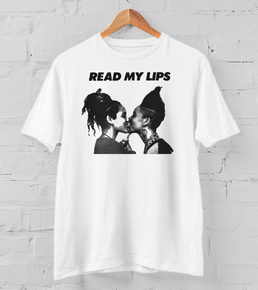Gran Fury Read My Lips Two Girls Kissing T-Shirt