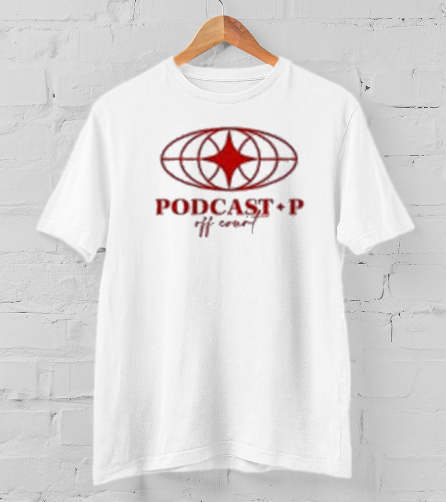 Podcast P Off Court Star T-Shirt