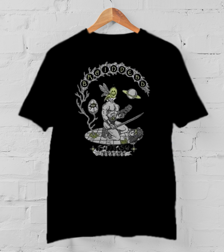 Braindead Fantasy Surreal Warrior Realm T-Shirt