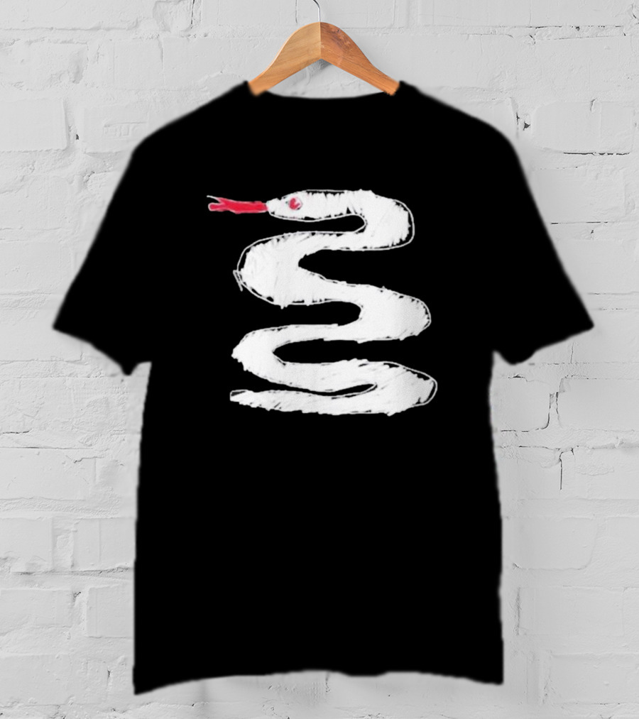 Allen Thomas For All The Snakes White Coil T-Shirt