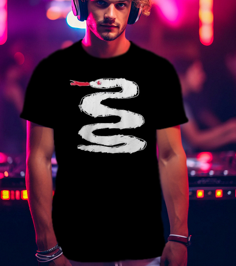 Allen Thomas For All The Snakes White Coil T-Shirt
