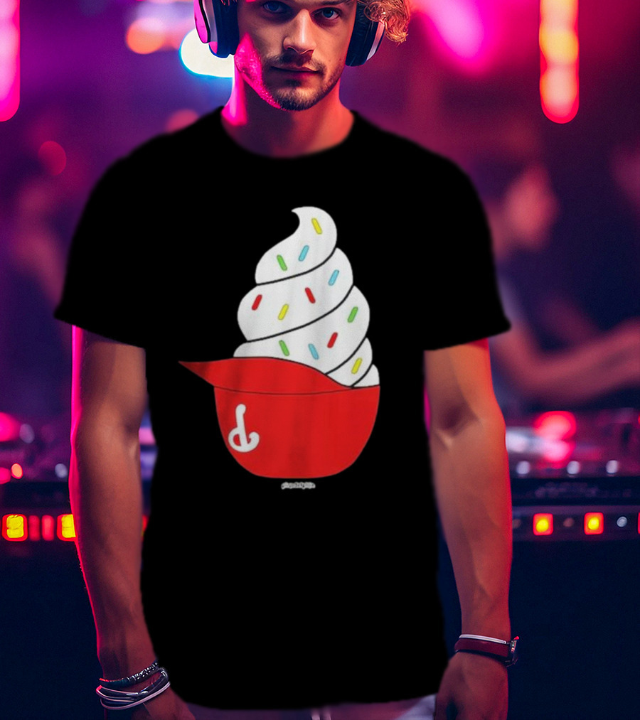 Phillies Ice Cream Helmet Swirl With Sprinkles T-Shirt
