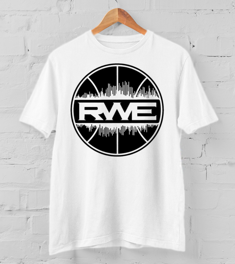 Over Time RWE Soundwave Basketball Circle T-Shirt