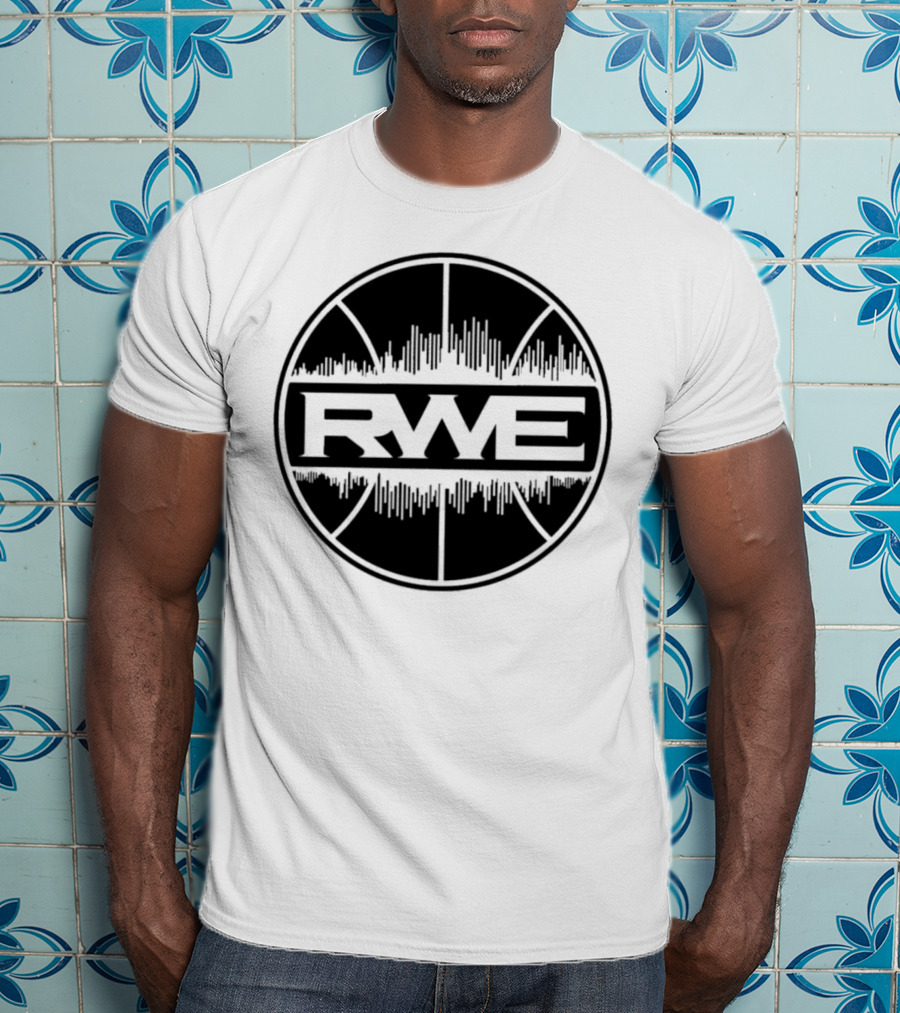 Over Time RWE Soundwave Basketball Circle T-Shirt