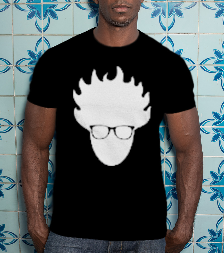 Viva Fro Iconic Glasses Silhouette Left Chest T-Shirt