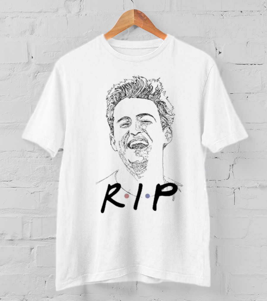 RIP Matthew Friends Tribute Matthew Perry With Iconic Symbols T-Shirt