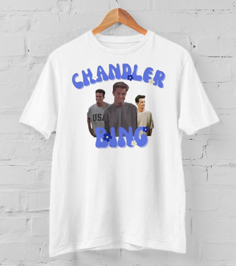Rip Matthew Perry Chandler Bing Iconic TV Show Tribute Fan Favorite T-Shirt