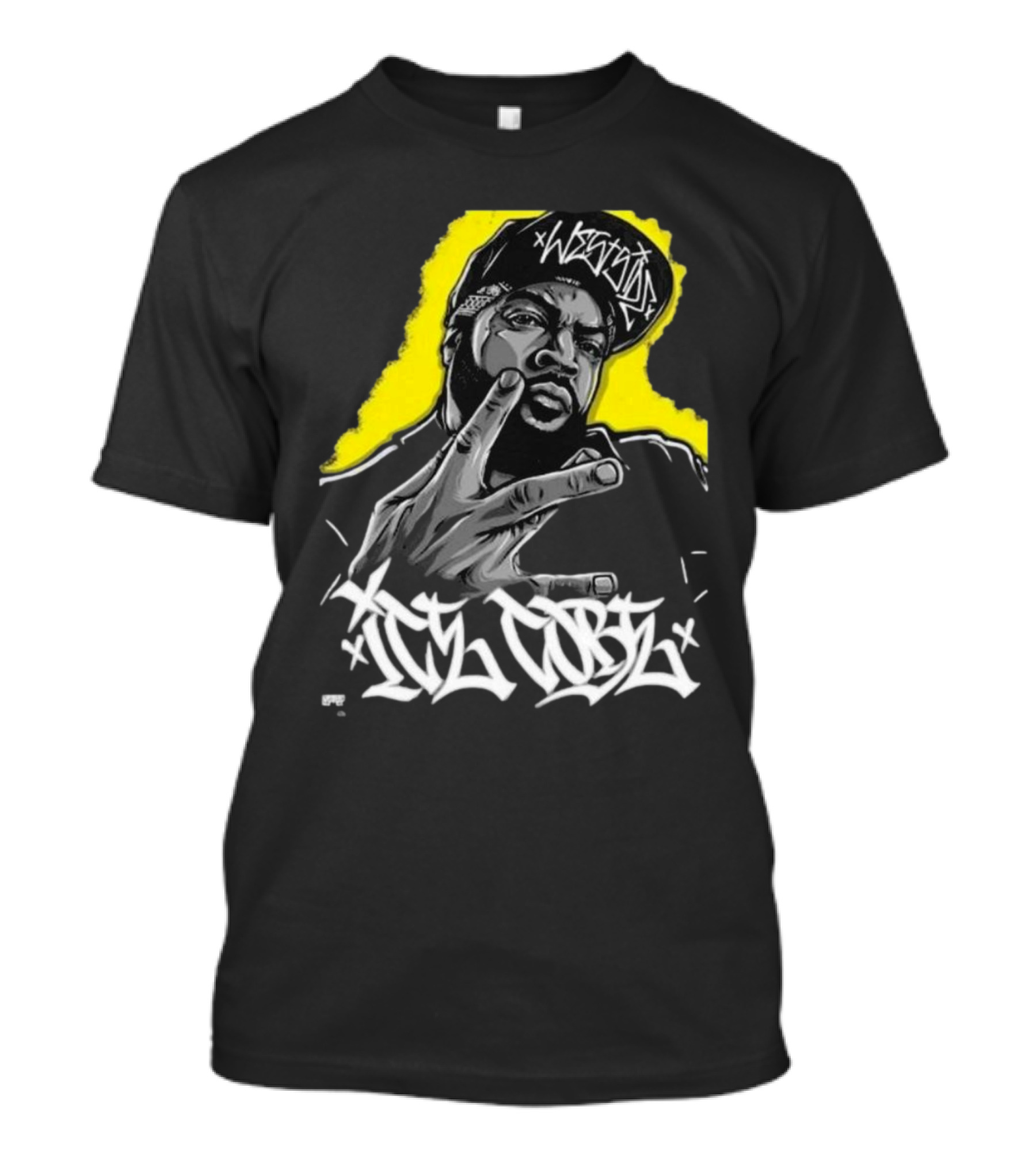 Ice Cube Westside Hand Gesture Hip Hop T-Shirt
