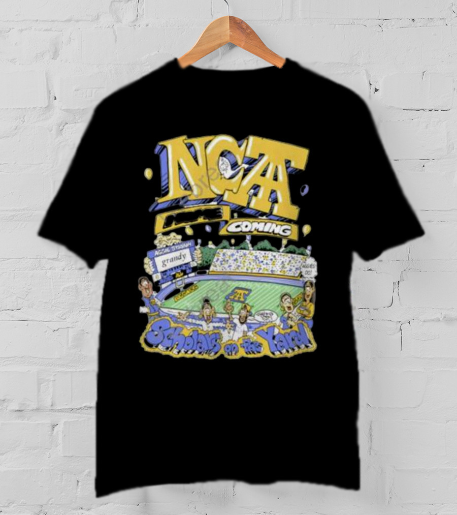 Frko X NC A&t Homecoming Scholars On The Yard Stadium Cartoon T-Shirt