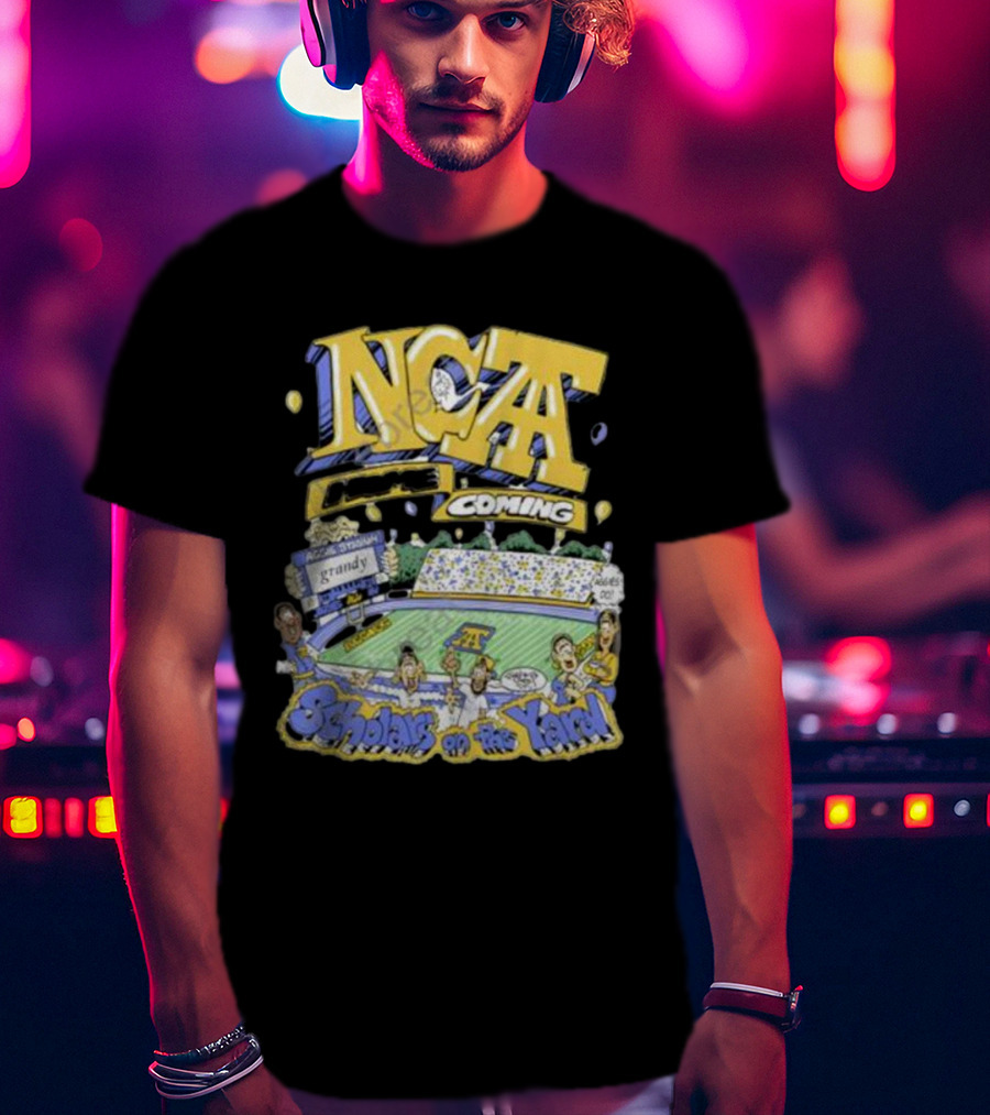 Frko X NC A&t Homecoming Scholars On The Yard Stadium Cartoon T-Shirt