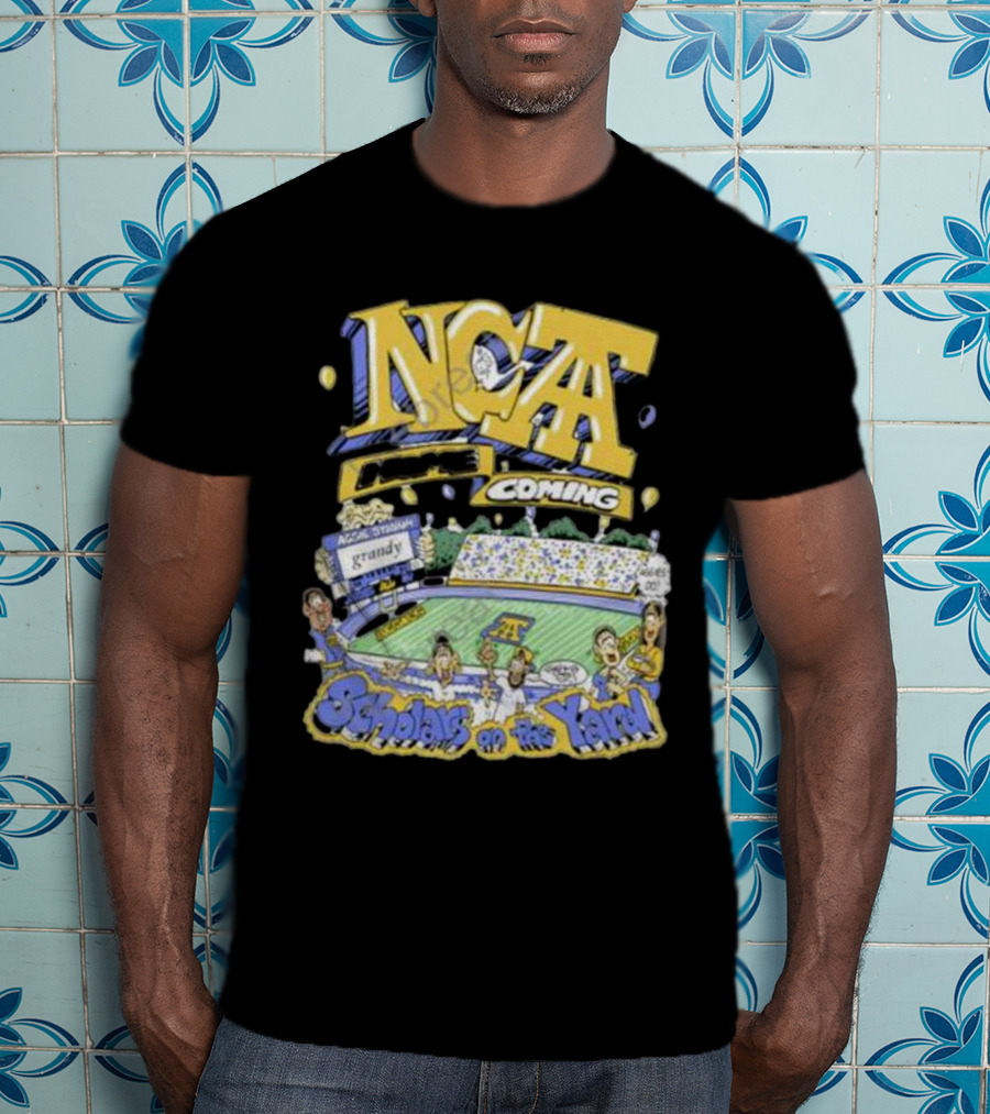 Frko X NC A&t Homecoming Scholars On The Yard Stadium Cartoon T-Shirt