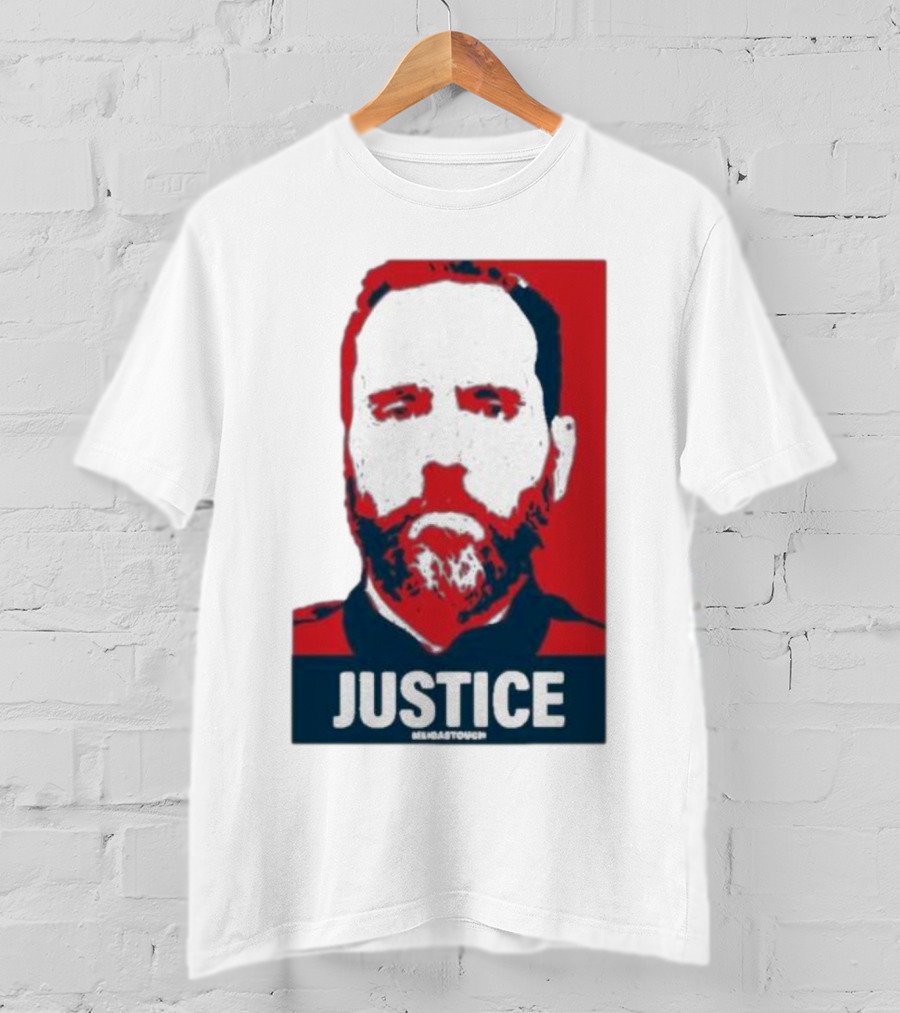 Meidastouch Store Jack Smith Justice Iconic Red And Blue T-Shirt