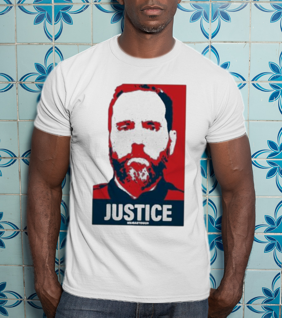 Meidastouch Store Jack Smith Justice Iconic Red And Blue T-Shirt