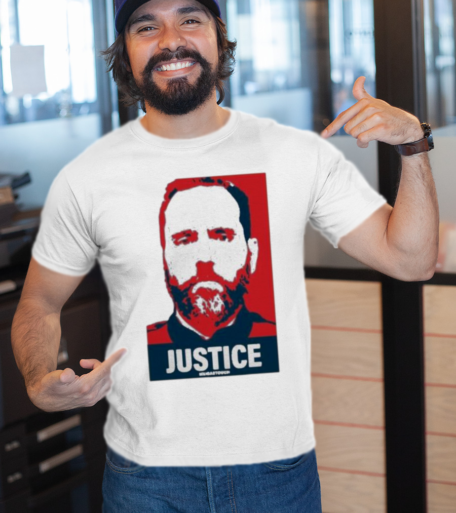 Meidastouch Store Jack Smith Justice Iconic Red And Blue T-Shirt