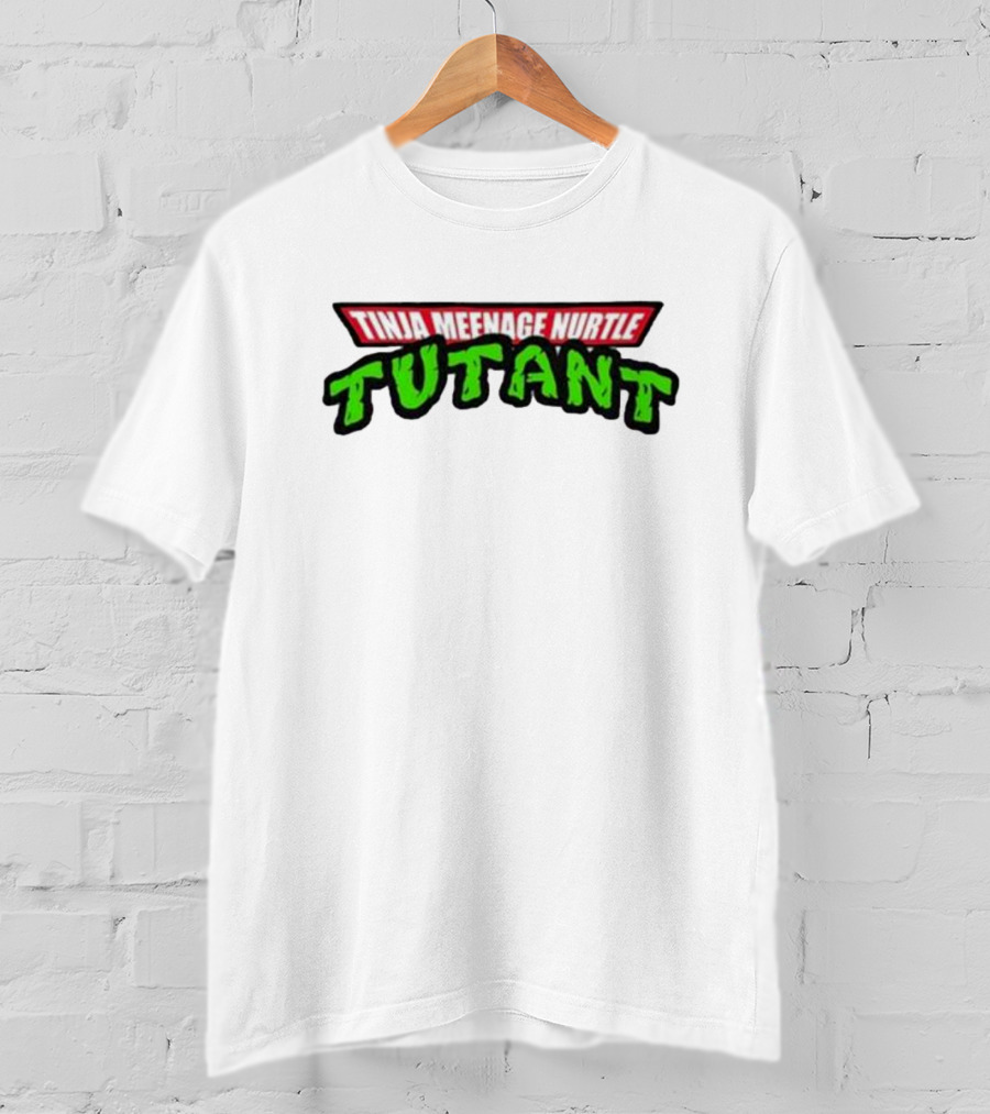 Teenhearts Tinja Meenage Nurtle Tutant Retro Green T-Shirt