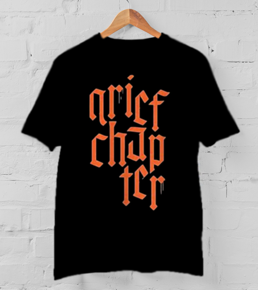 Grief Chapter Gothic Drip Text T-Shirt