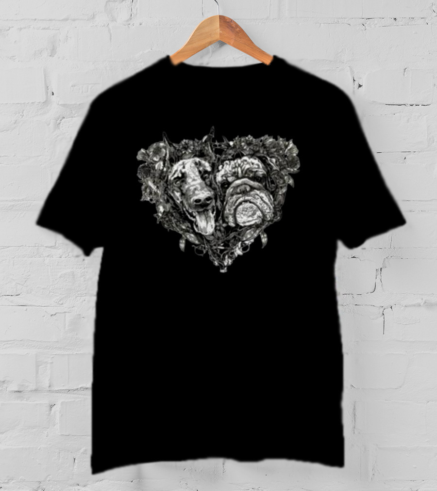 Hounds Of Love Dog Heart T-Shirt