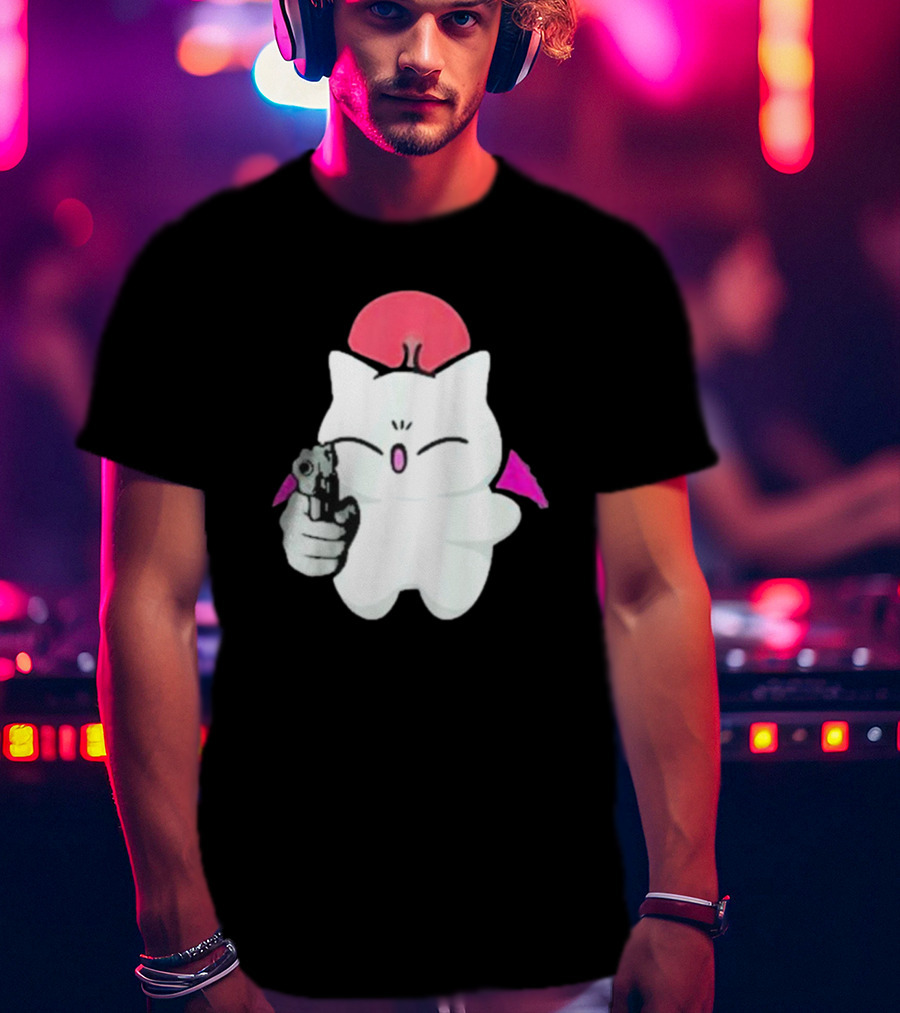 Zepla Blizzcon Xepla Gun Moogle Iconic Character T-Shirt