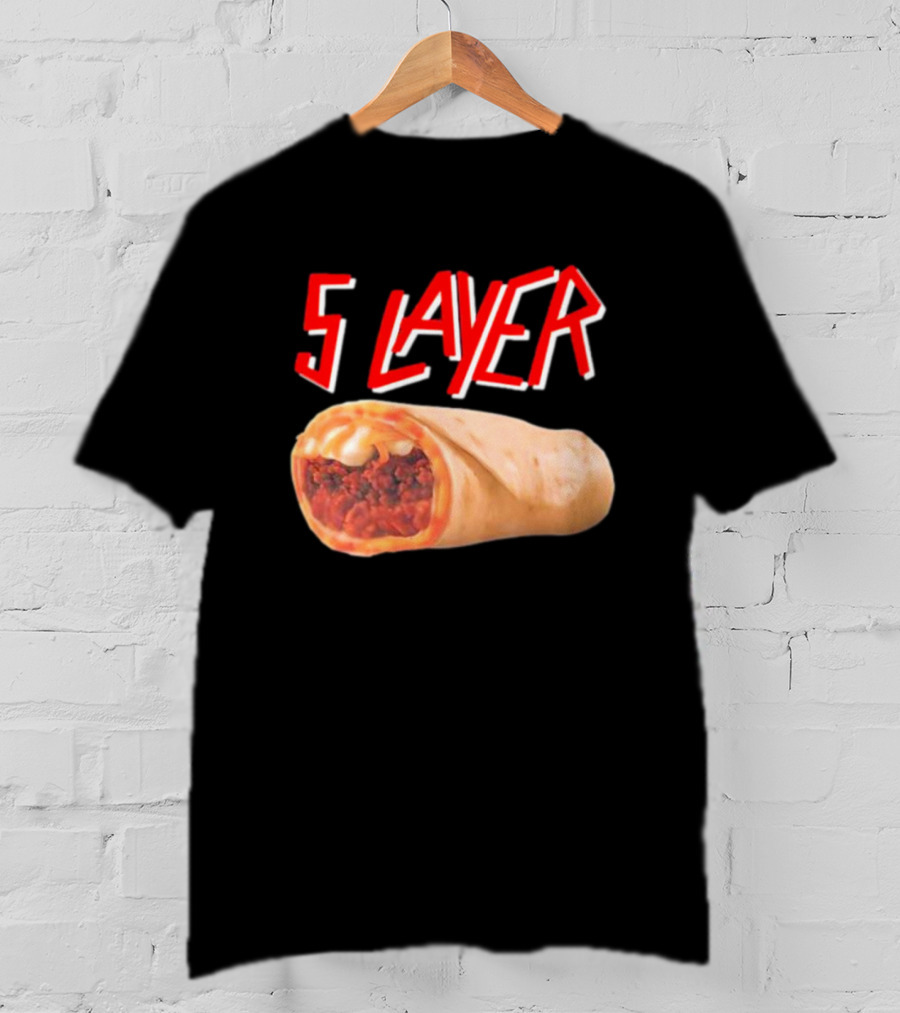 5 Layer Burrito South Of Healthy Specific Lads T-Shirt