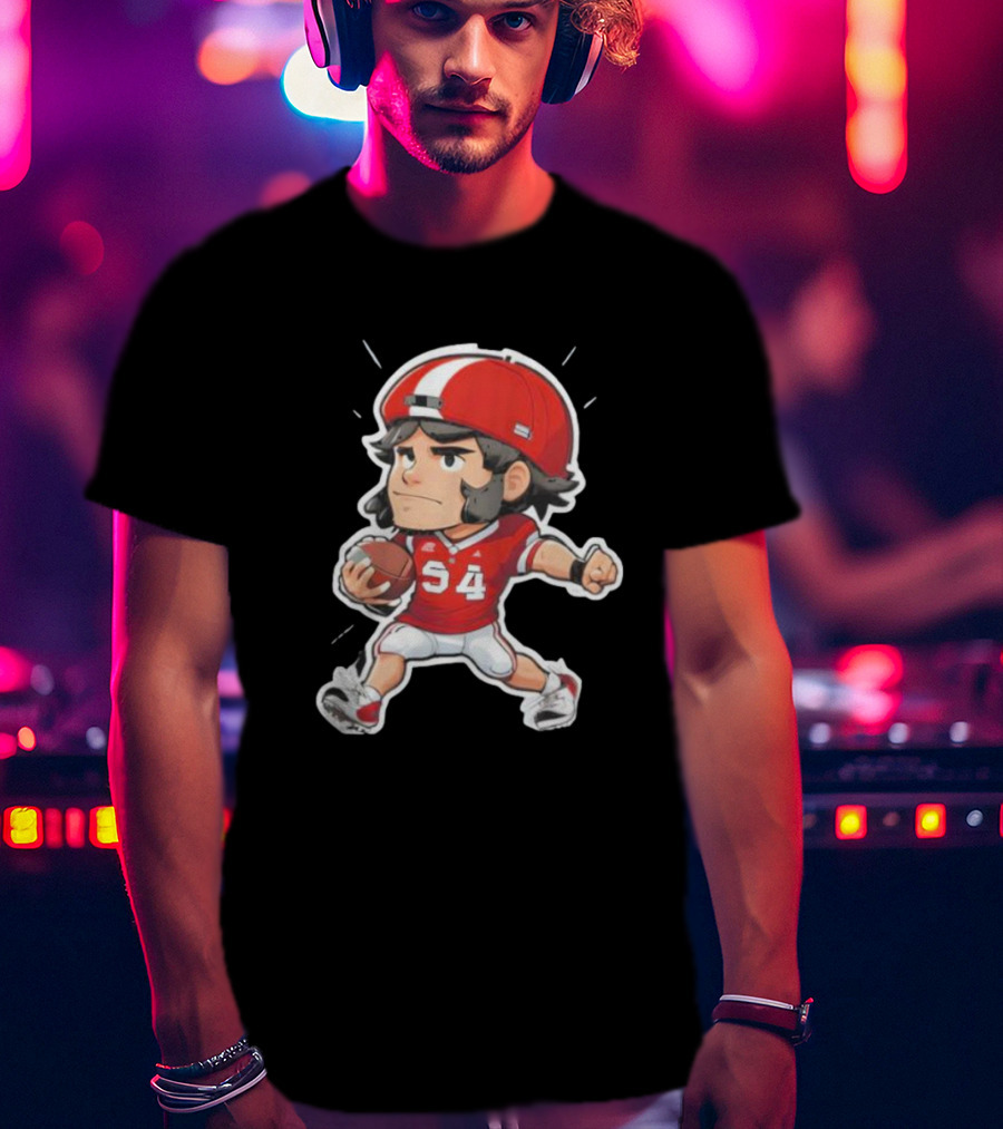 Lubby’s Funny Cartoon Football Player Stickers Essential S4 T-Shirt