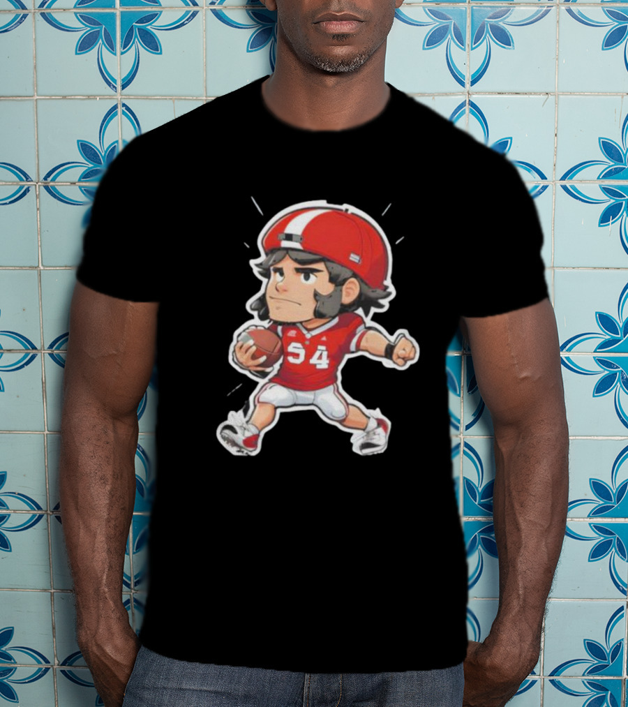 Lubby’s Funny Cartoon Football Player Stickers Essential S4 T-Shirt