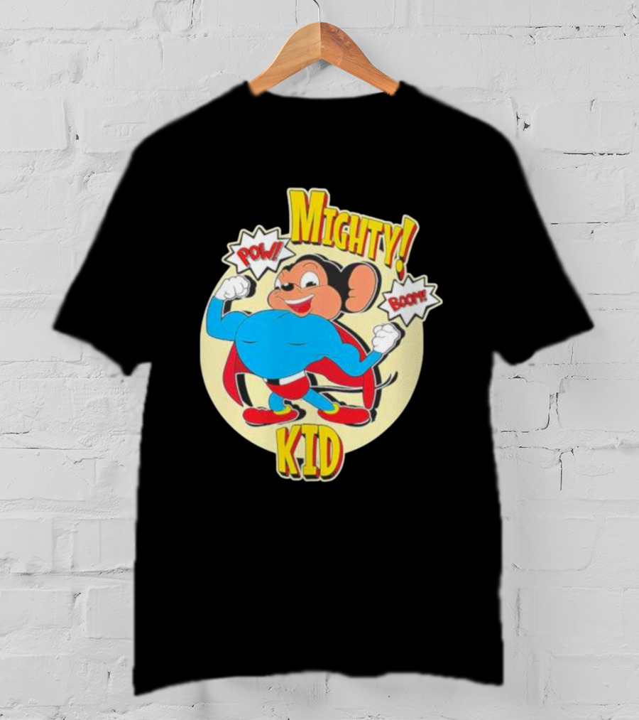 Mighty Kid Superhero Mouse Pow Boom Children's T-Shirt