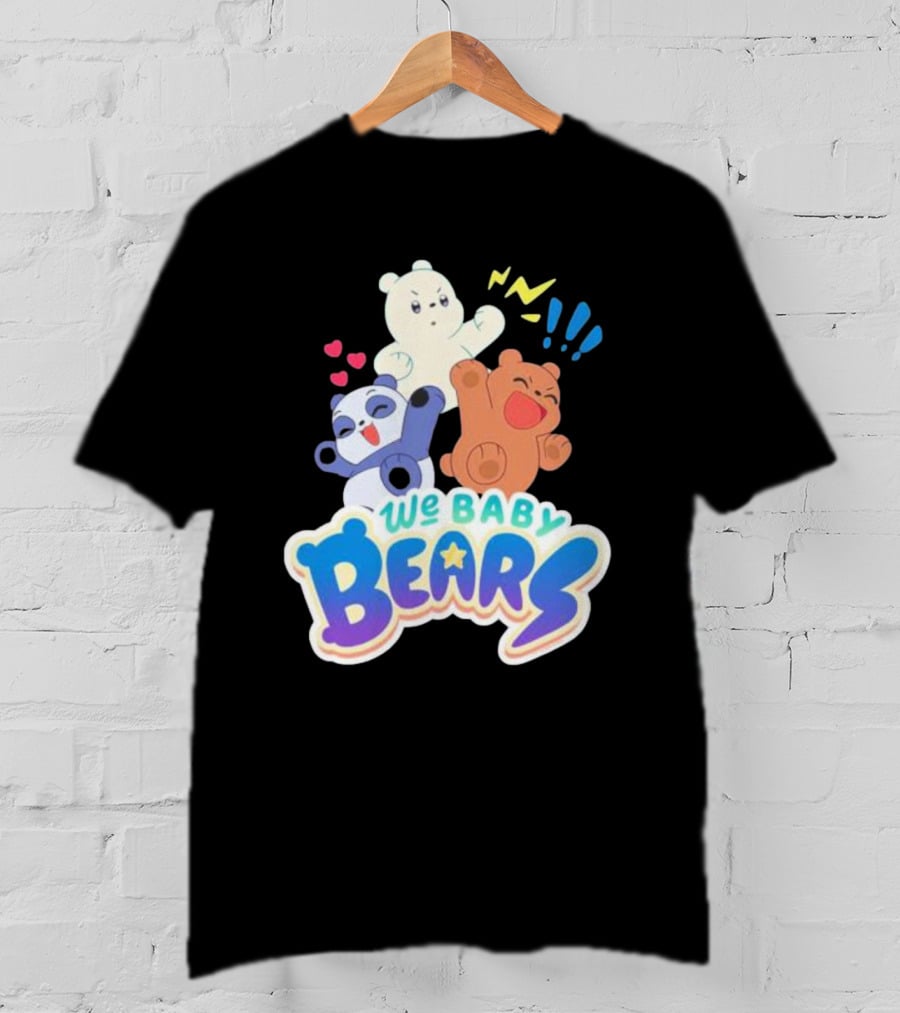We Baby Bears Trio With Happy Expressions T-Shirt