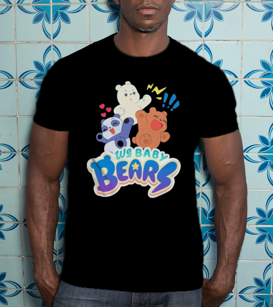 We Baby Bears Trio With Happy Expressions T-Shirt