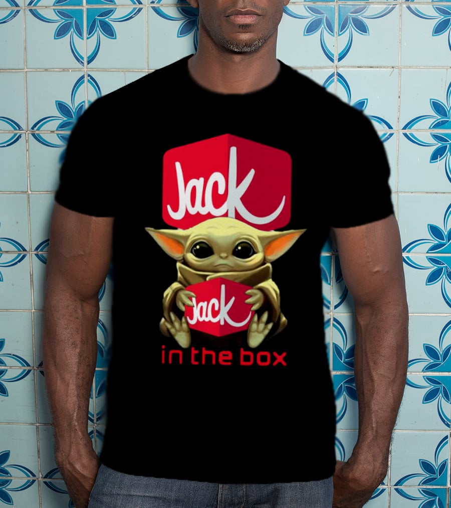 Baby Yoda Embrace Jack In The Box T-Shirt