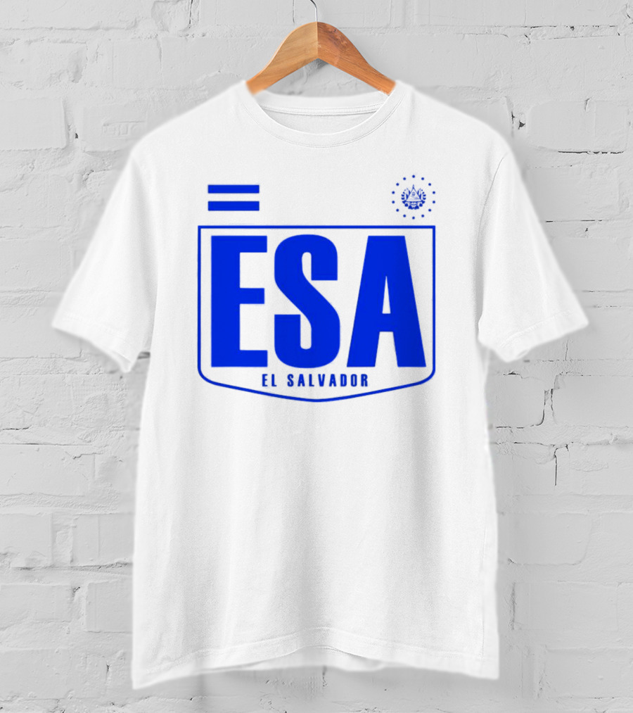 ESA El Salvador Logo Emblem With National T-Shirt