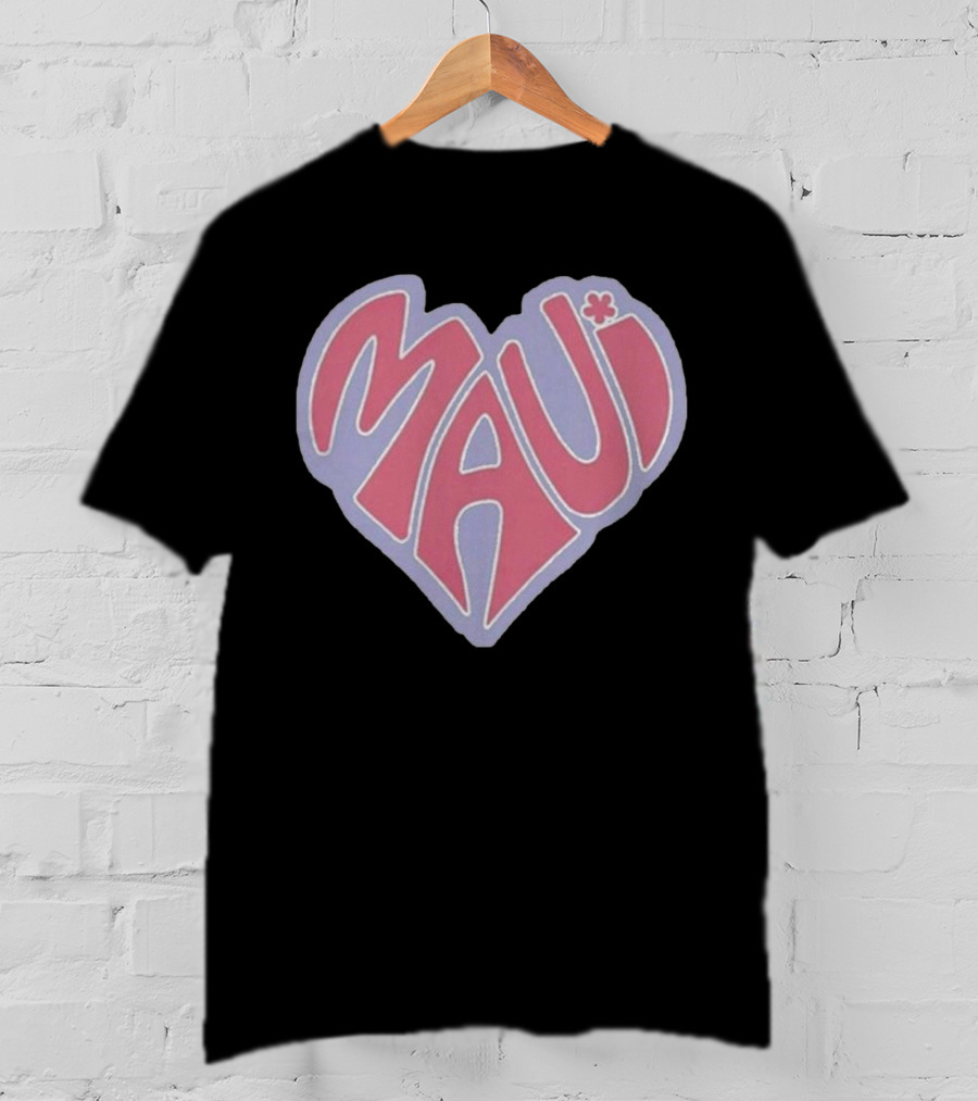 Maui Heart Retro T-Shirt