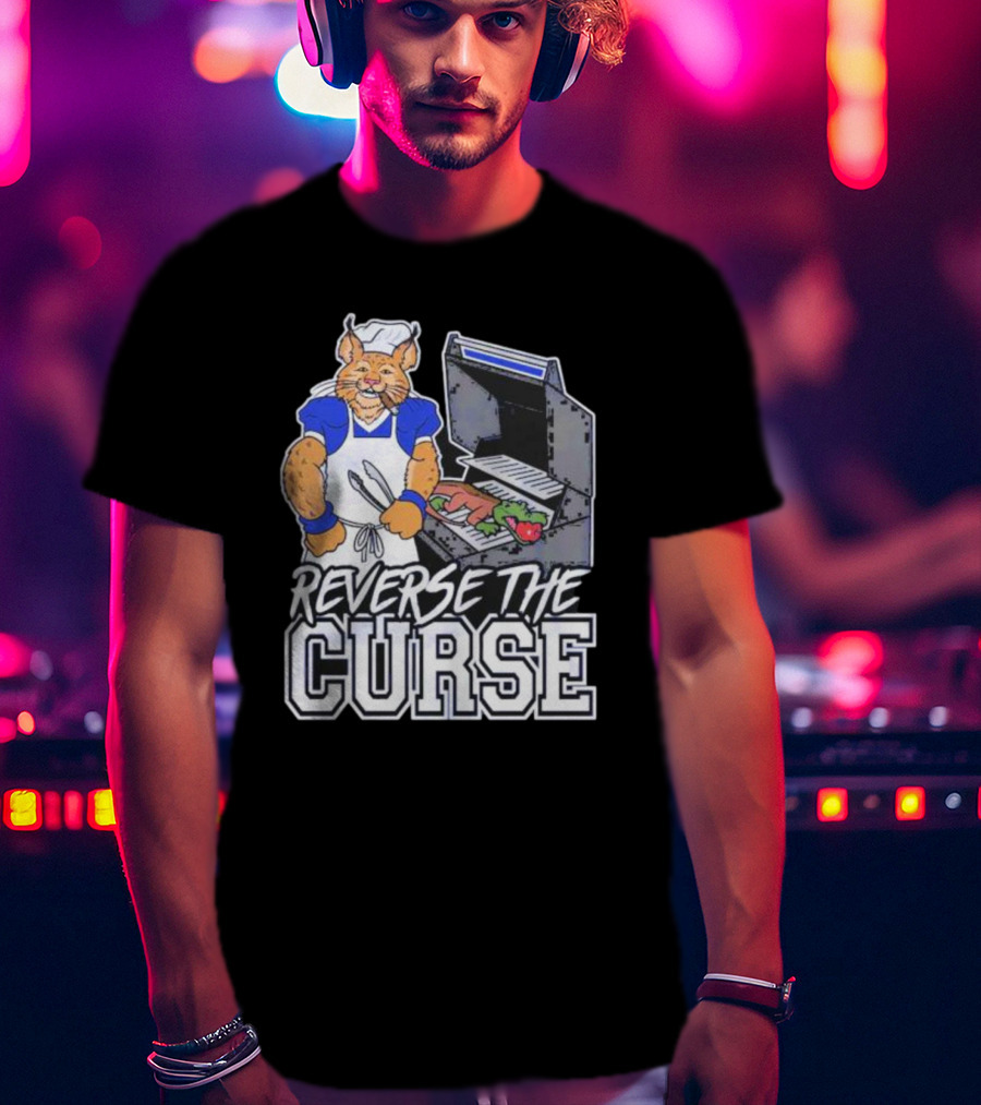 Reverse The Curse Cat Grilling Gator T-Shirt