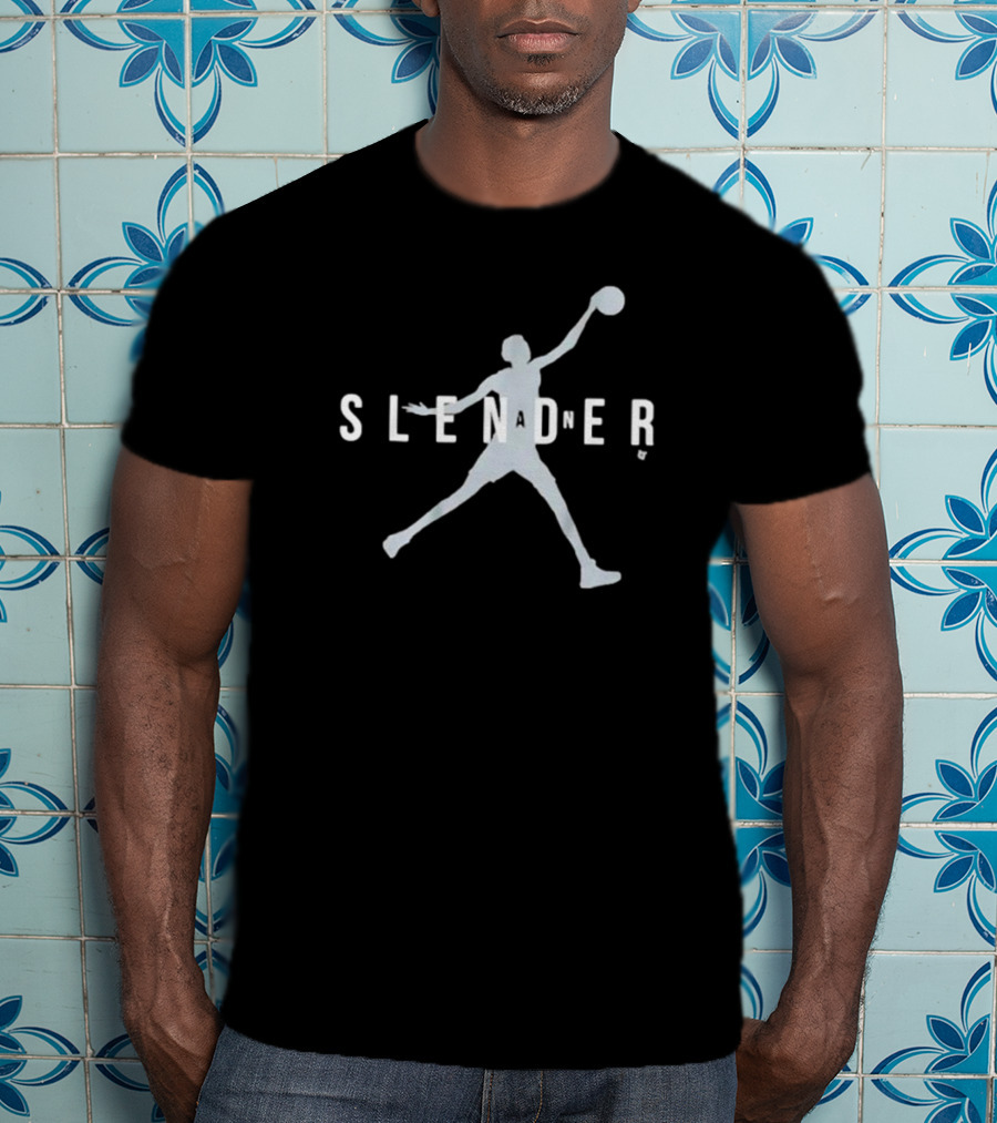 San Antonio Slender S L A N D E R Basketball T-Shirt