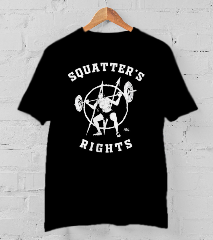 Squatter’s Rights Weightlifting Pentagram T-Shirt