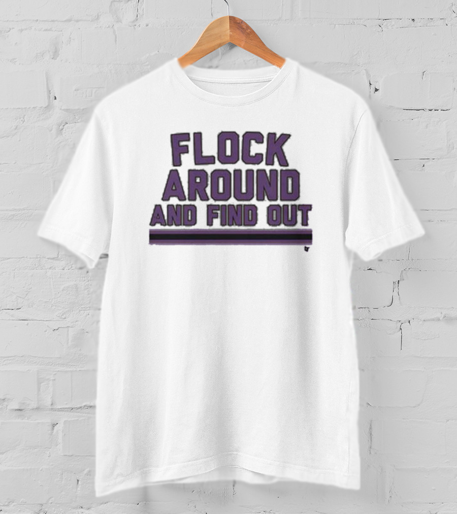 Baltimore Flock Around And Find Out Ravens Fan T-Shirt