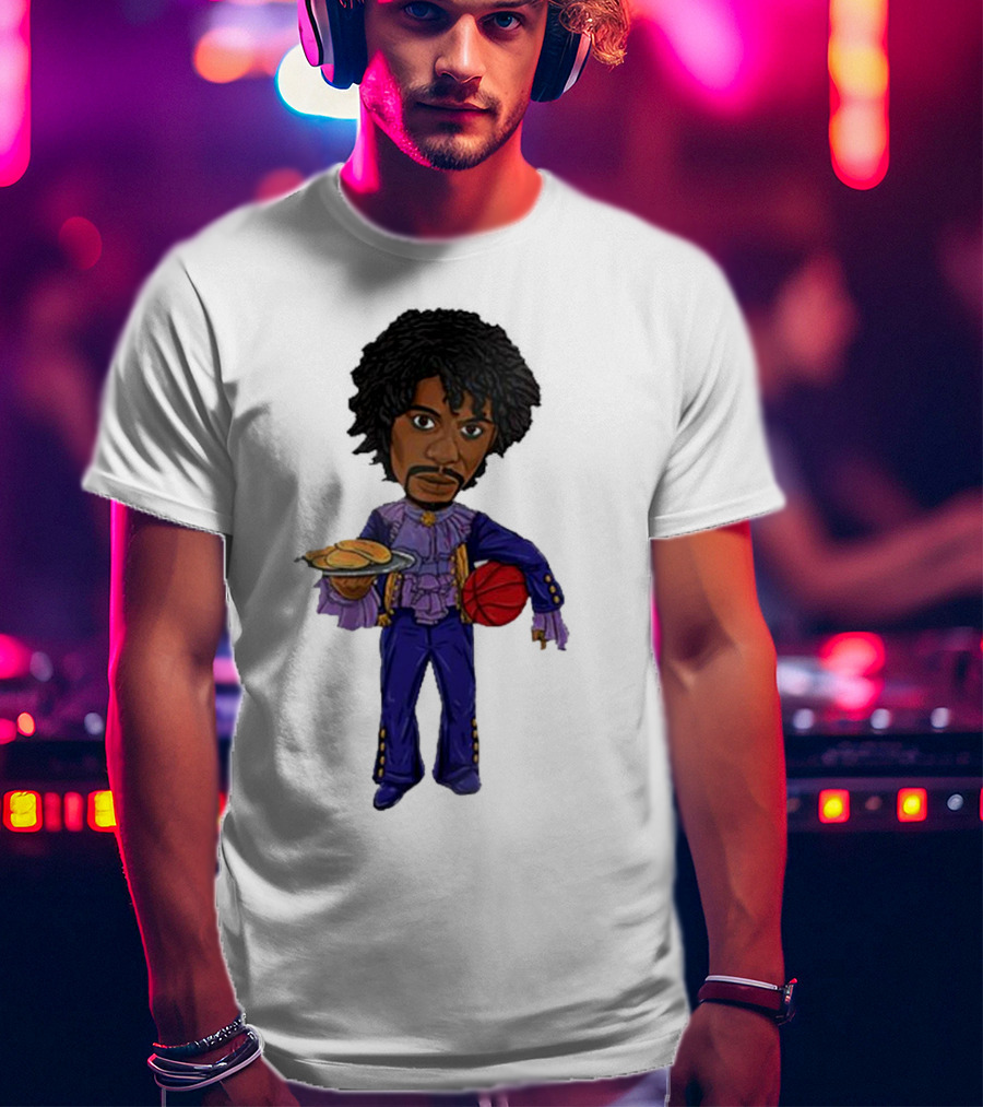 Dave Chappelle Prince Basketball Pancakes T-Shirt