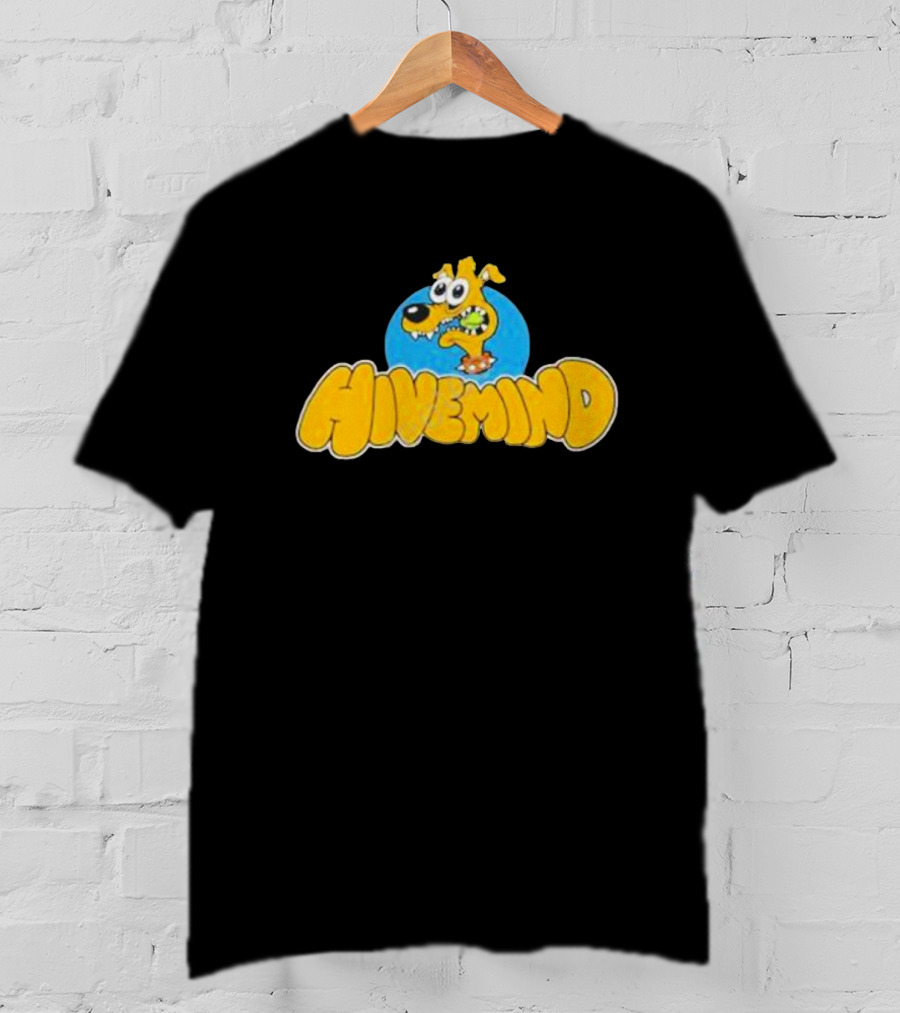 Copes Hivemind French Terry Dog Cartoon T-Shirt