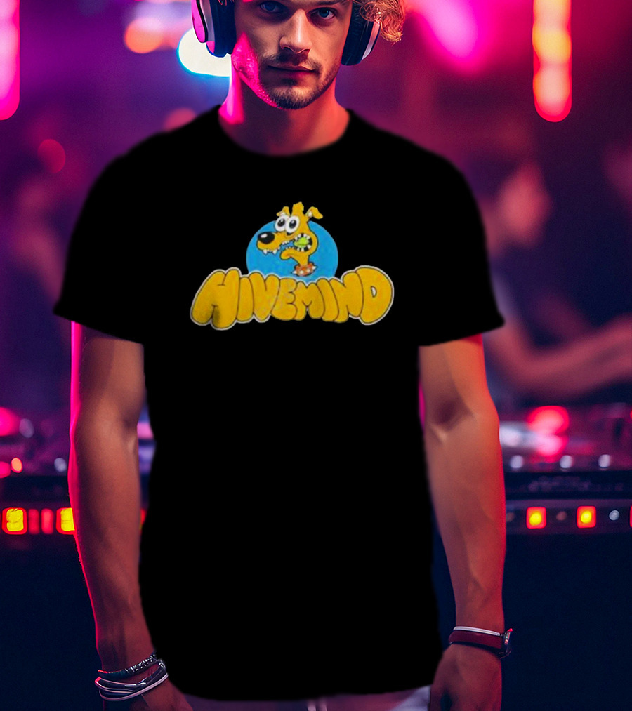 Copes Hivemind French Terry Dog Cartoon T-Shirt