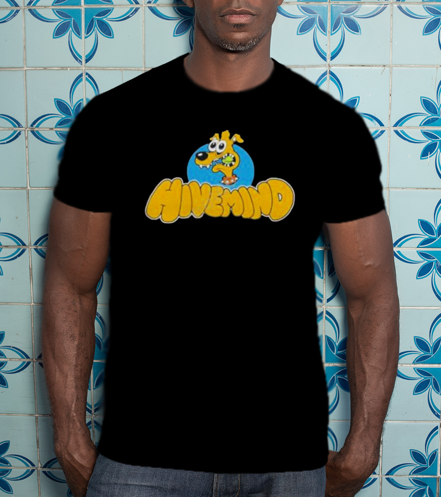 Copes Hivemind French Terry Dog Cartoon T-Shirt