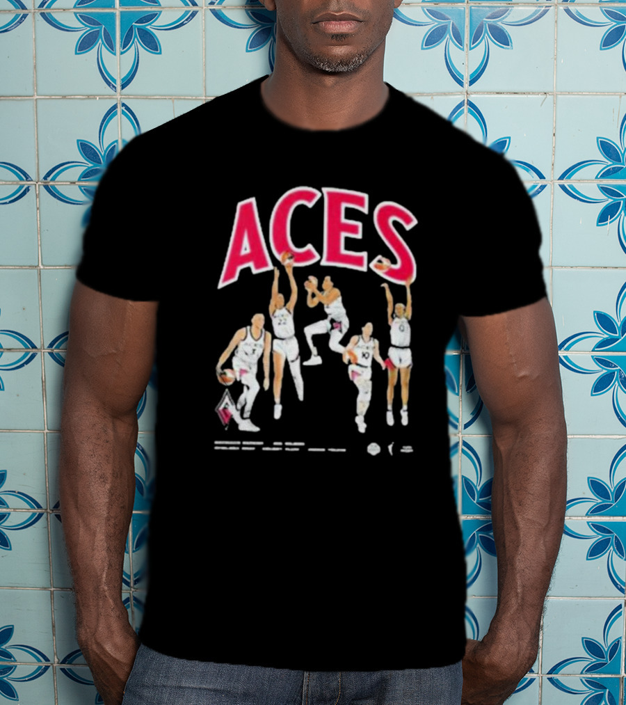 ACEs Basketball Team Players Action T-Shirt