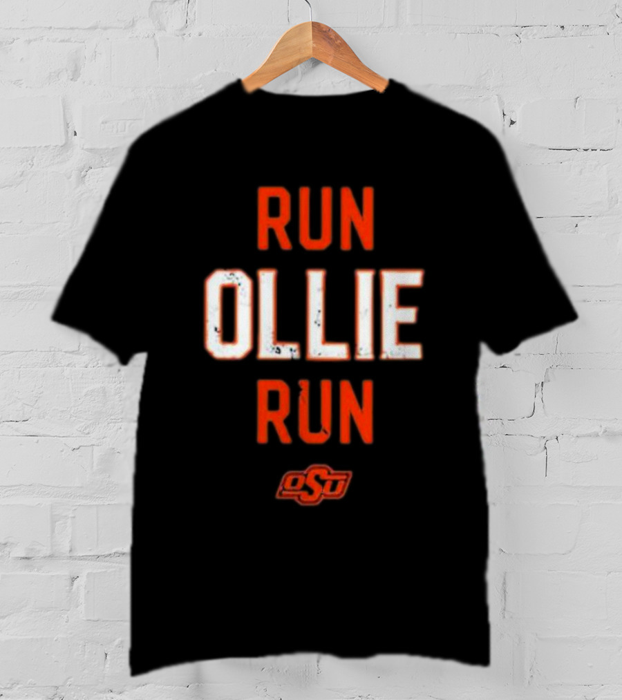 Oklahoma State University OSU Run Ollie Run T-Shirt
