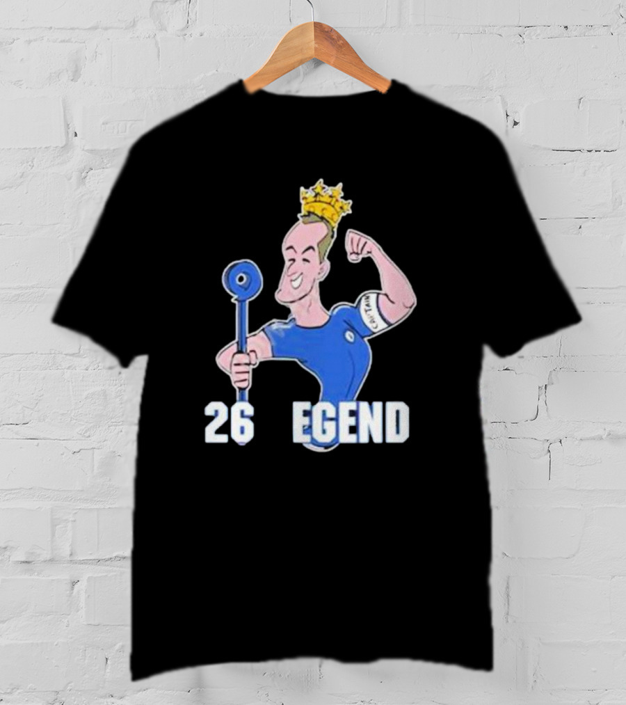 Londons First John Terry 26 Legend Captain Crown T-Shirt