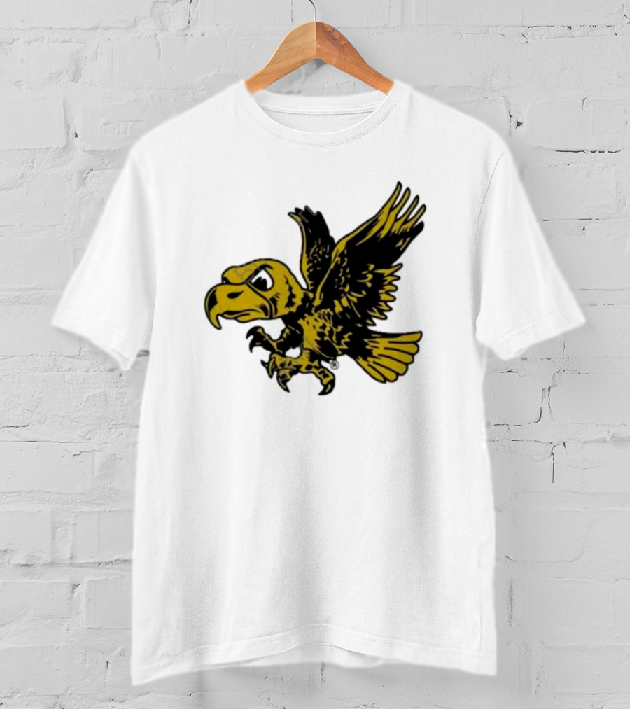 University Of Iowa Vintage Flying Herky Wall Decals T-Shirt