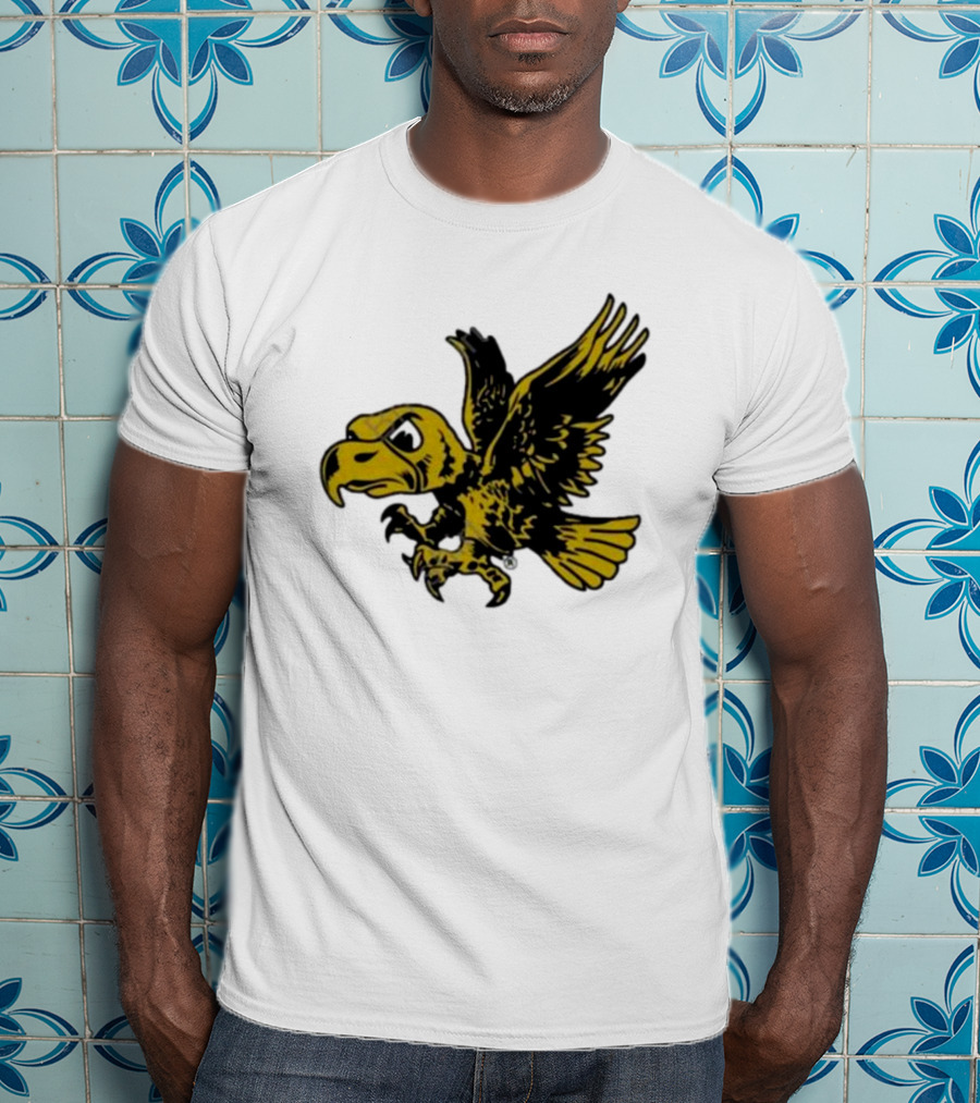 University Of Iowa Vintage Flying Herky Wall Decals T-Shirt