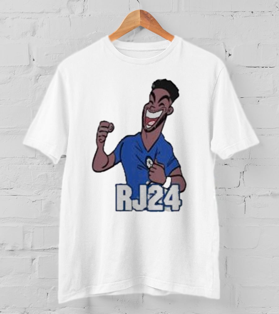 Reece James RJ24 Cartoon Blue Football T-Shirt