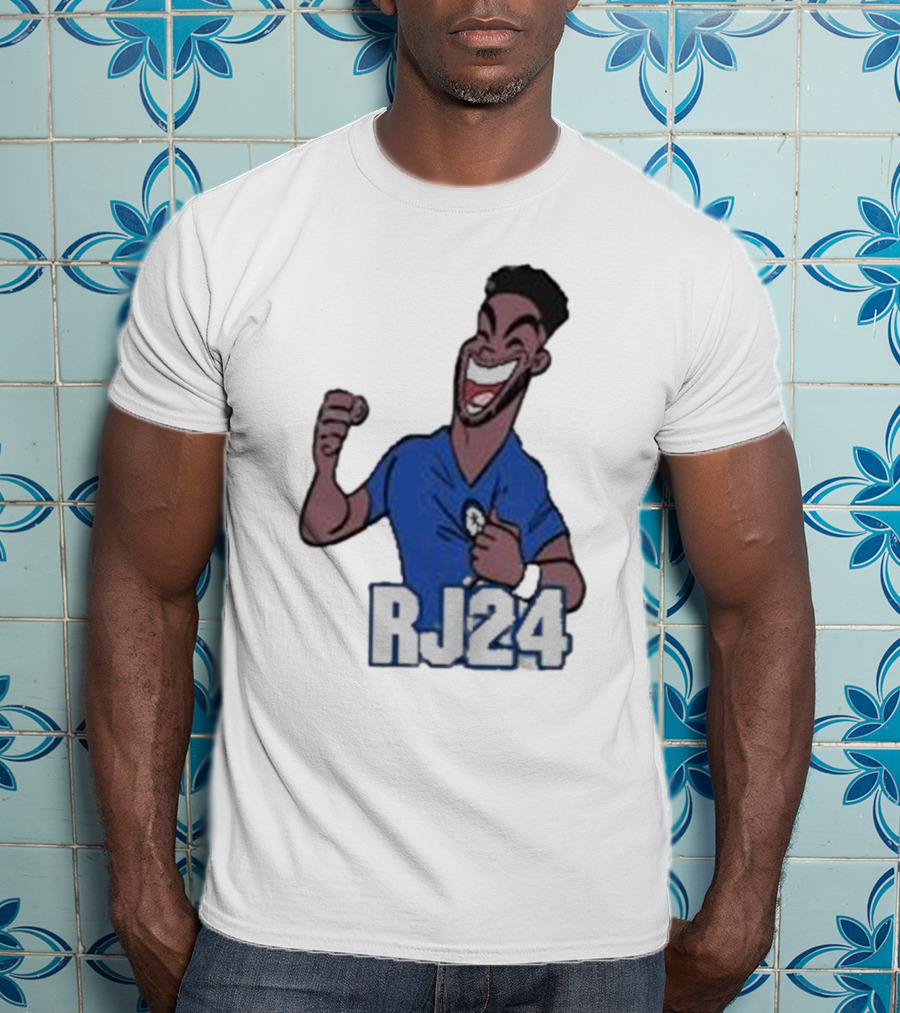 Reece James RJ24 Cartoon Blue Football T-Shirt