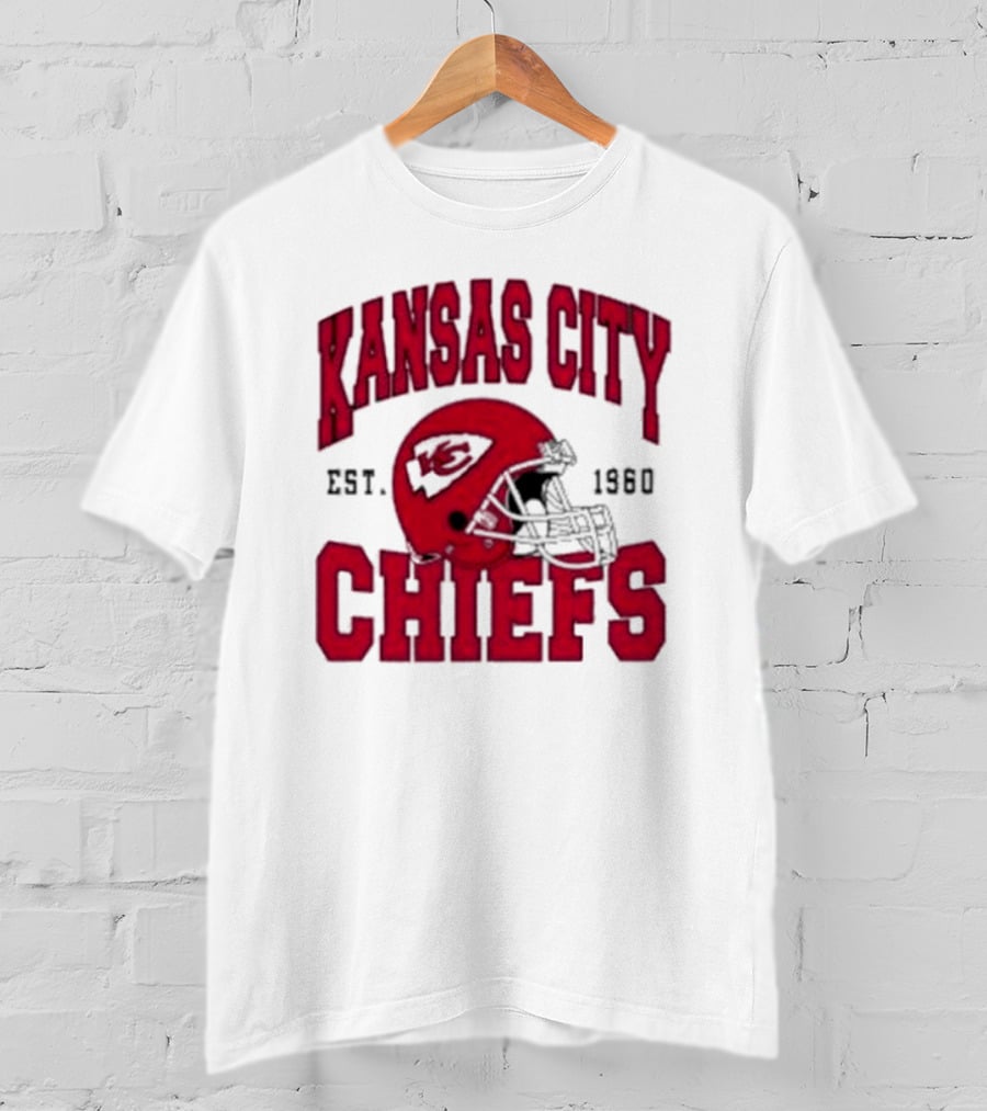 Kansas City Chiefs Est 1960 Helmet Chiefs Football T-Shirt