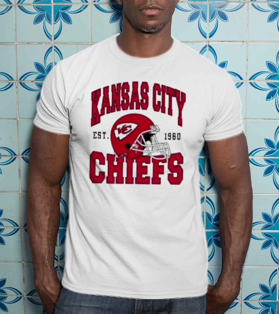 Kansas City Chiefs Est 1960 Helmet Chiefs Football T-Shirt
