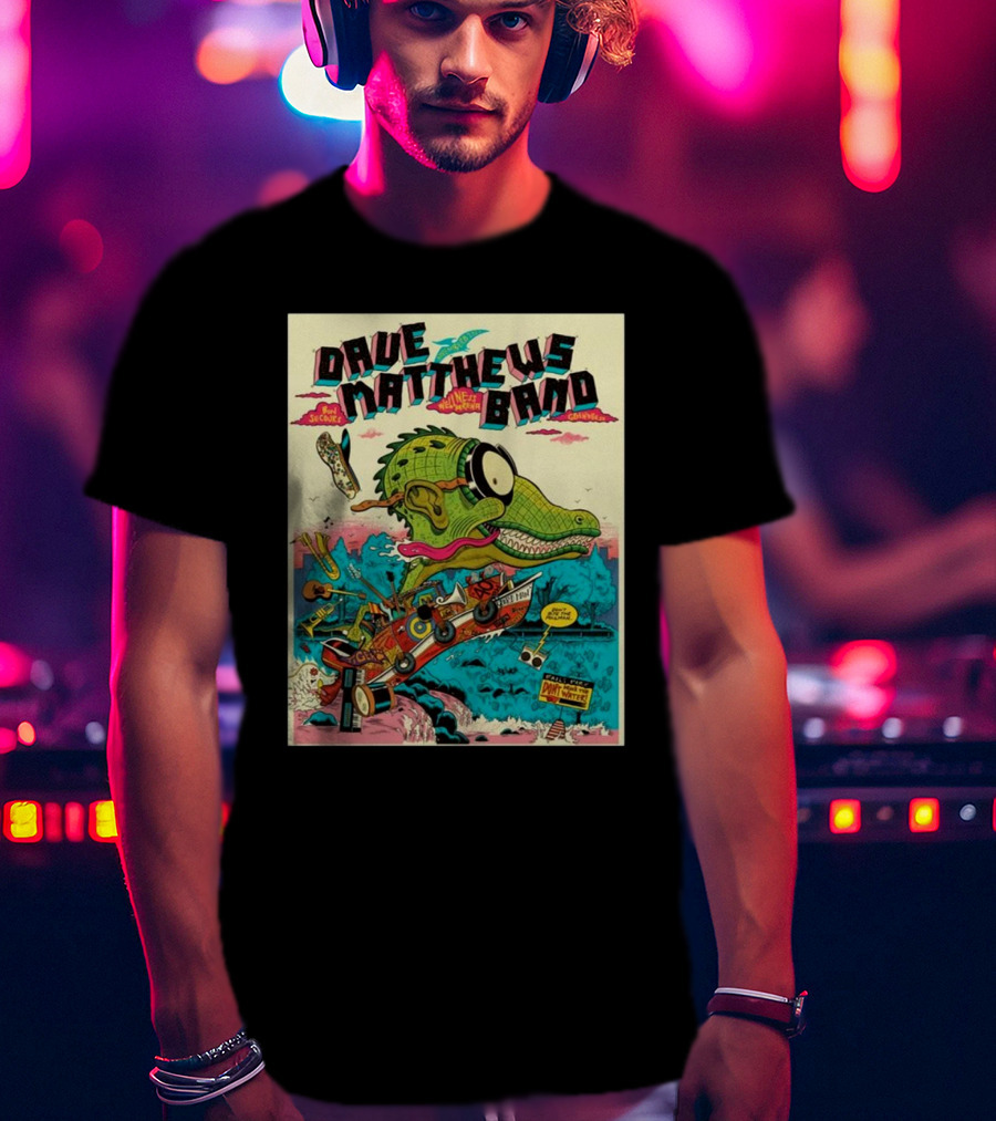 Dave Matthews Band Nov 8 Neenah Wisconsin Tour T-Shirt