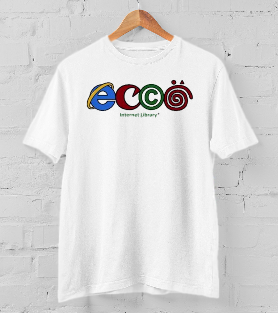 Ecco Internet Library Logo Parody 3Cc0 T-Shirt